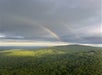 Rainbow over the mountains of Western North Carolina.