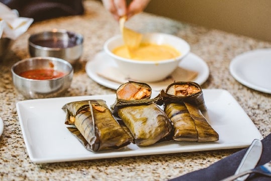 Tamales, chips and queso on the Secret Food Tour Austin, TX