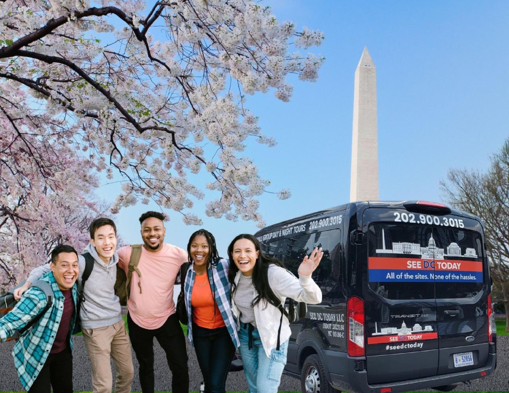 Cherry blossoms, iconic views, and smiling guests—DC’s beauty, hassle-free and unforgettable.