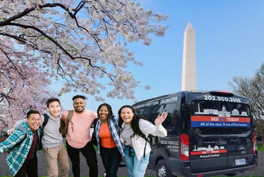 Cherry blossoms, iconic views, and smiling guests—DC’s beauty, hassle-free and unforgettable.
