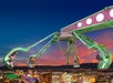 People riding the SkyPod at the STRAT at sunset in Las Vegas, Nevada.