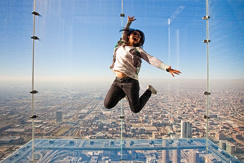 Skydeck Jump - Skydeck Chicago in Chicago, Illinois