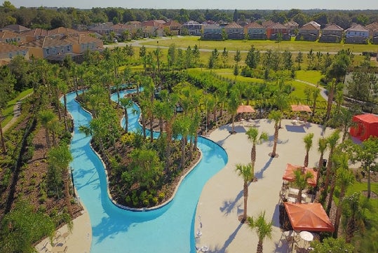 Lazy river is amongst the many amenities at Solterra Resort Orlando by Global Vacation Rentals