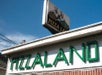 The Pizzaland sign on a sunny day on the Sopranos Sites in New YorkCity, New York, USA.