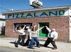 A fun tour stop at Pizzaland.
