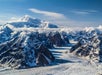 A wide view of the South Gorge in Talkeetna, Alaska.