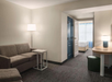A separate living area inside a suite.