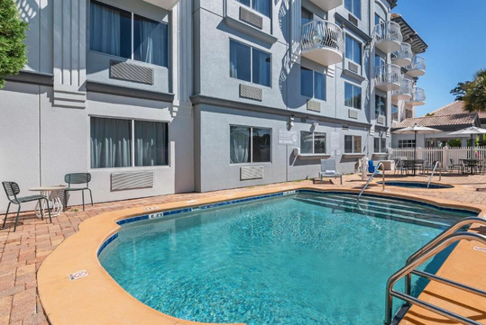Relax in the warm hot tub or unwind in the refreshing outdoor pool.