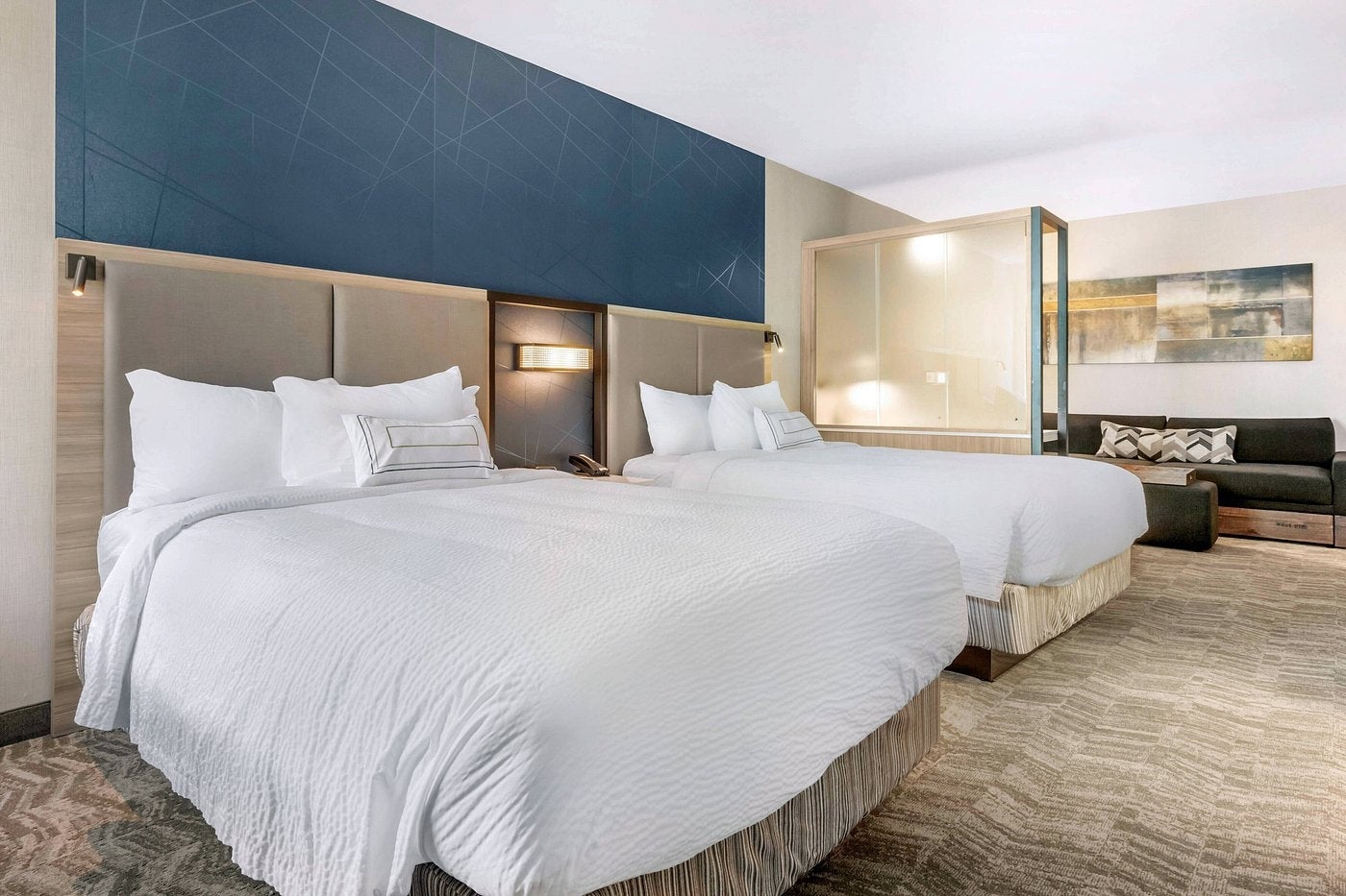 Guest room at SpringHill Suites by Marriott Charlotte Southwest in Charlotte, North Carolina