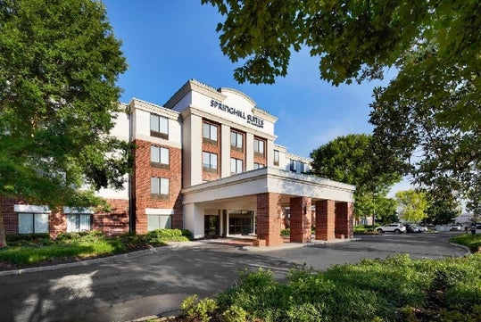 Exterior view of the hotel.