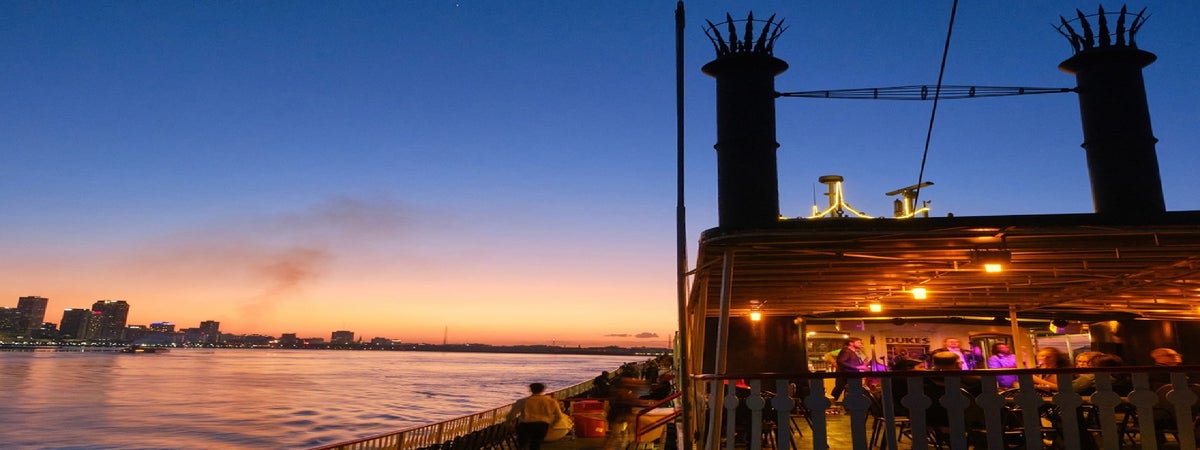 Steamboat NATCHEZ Evening Jazz Cruise with Dinner Option in New Orleans, Louisiana