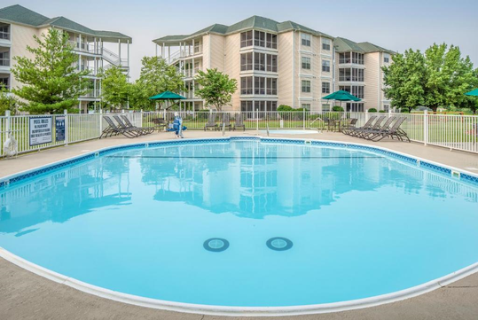 Outdoor pool at The Suites at Fall Creek in Branson, MO.