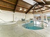 Indoor pool and hot tub.
