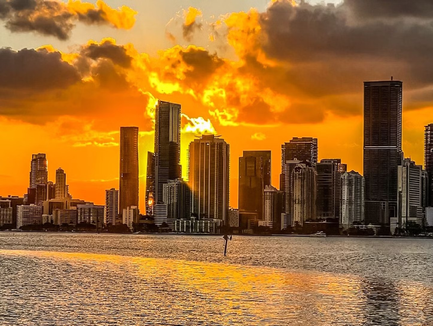 Sunset Cruise of Miami Skyline, Biscayne Bay & Celebrity Homes in Miami, Florida