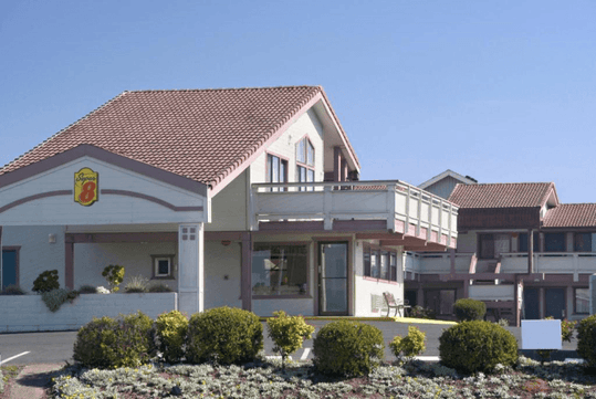 Hotel exterior.