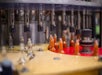 The bottling process during the Factory Tour
