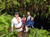 Guests at Lave Tube Cave Entrance