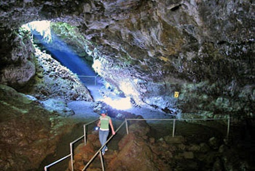 Hana Lave Tube Cave Sunbeam