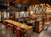 On-site restaurant with different seating type options.