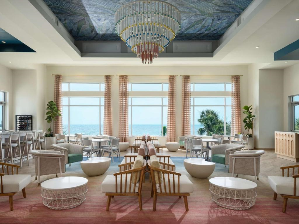 Treat your taste buds in the serene dining space.