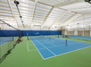 Indoor tennis and pickleball courts