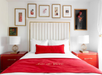 Guest room with a king bed