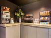 Snack bar at the hotel.
