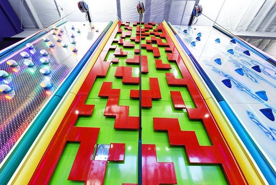Clip 'n Climb Walls - TopJump Trampoline Park in Pigeon Forge, TN