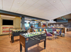 Board games/indoor games at the lobby.