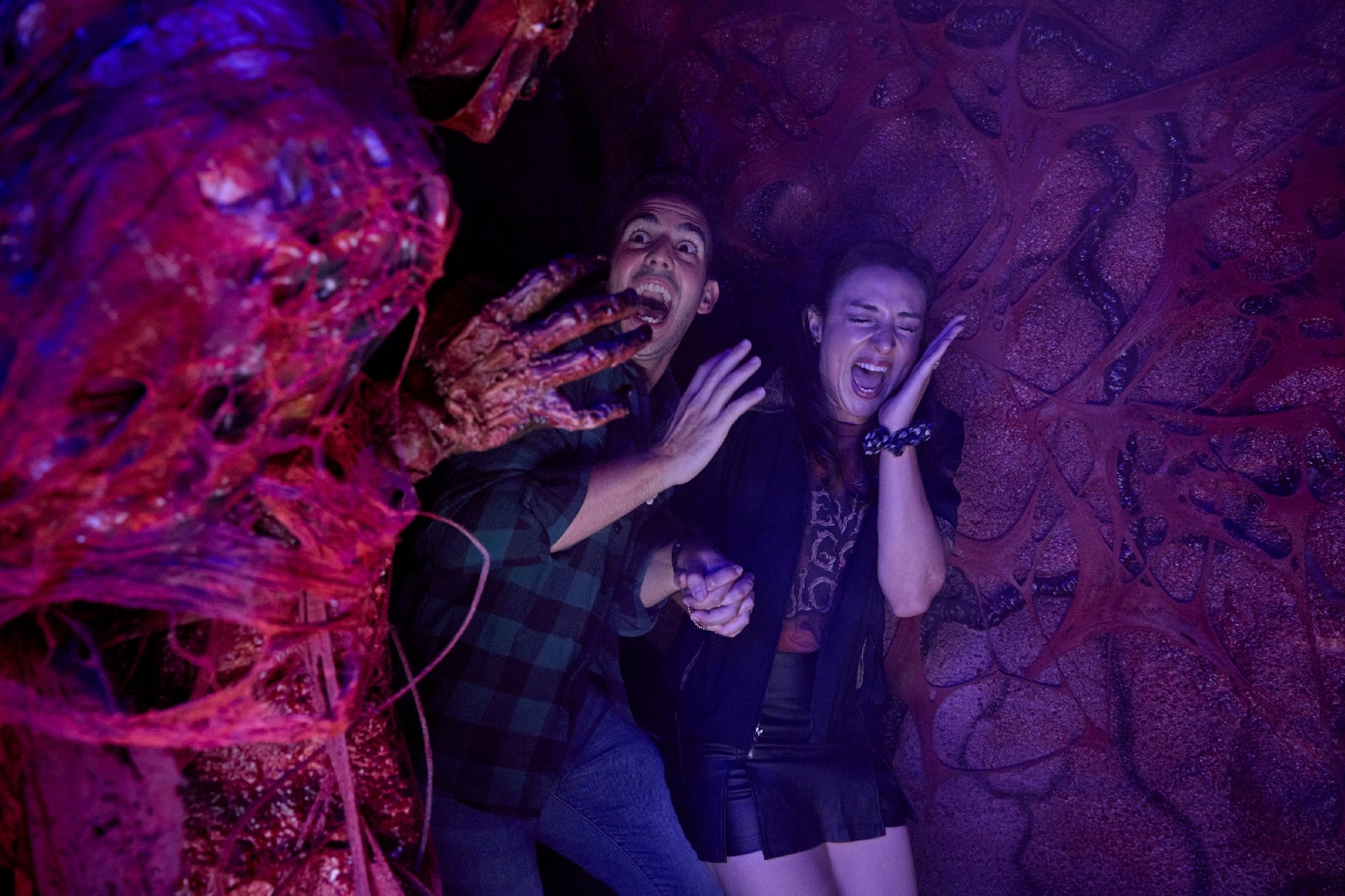 Brave 10 haunted houses, 5 scare zones, and live entertainment inspired by major horror icons.