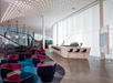 Lobby at Universal's Aventura Hotel.