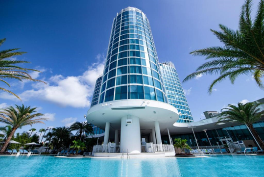 Hotel exterior view.