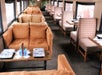 Interior view of the Cottonwood Car along the Verde Canyon Rail.