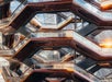 Iconic honeycomb staircases of Vessel in Hudson Yards