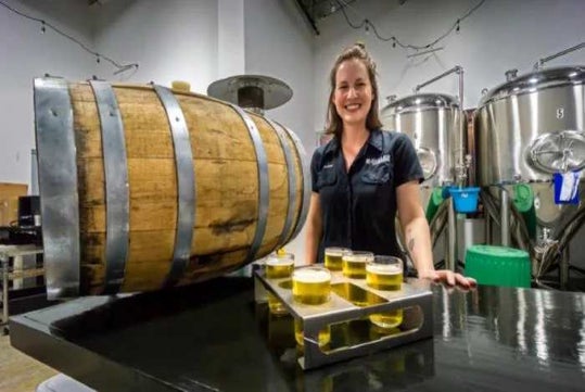 Locally brewed flavor at Holler Brewing Company: