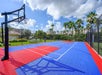 Multi-sports courts.
