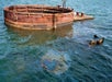 "Black Tears" of oil that still bubble to the surface from the USS Arizona