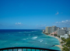 Ocean view from a room.