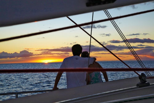 Romantic sunset cruise