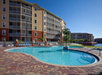 Take a dip in the sparkling outdoor pool for the perfect escape.