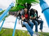 Twisted Typhoon coaster with seven loops at Wild Adventure Theme Park in Valdosta GA.