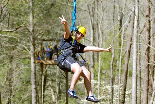 Zipline with Rafting in the Smokies in Gatlinburg, Tennessee