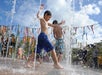 Kids playing in Splash Pad
