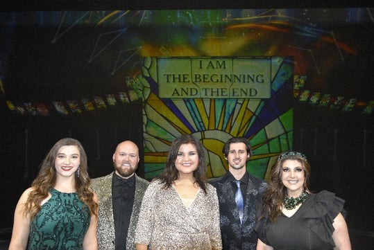 The cast of "A Savior Has Come" in Pigeon Forge, TN.