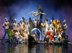 Finale at O Cirque Du Soleil show in Las Vegas, Nevada.