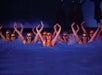 Acrobatic divers at O Cirque Du Soleil show in Las Vegas, Nevada.