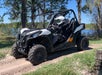 A side view of an ATV care used by Revolution Adventures