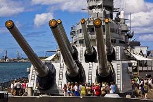 Battleship Missouri Memorial in Honolulu, Hawaii