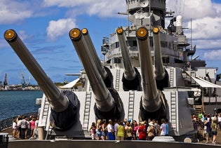 Battleship Missouri Memorial in Honolulu, Hawaii