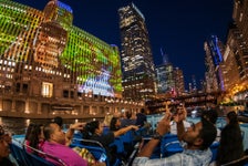 Chicago by Night: 90 Minute River and Lakefront Cruise in Chicago, Illinois